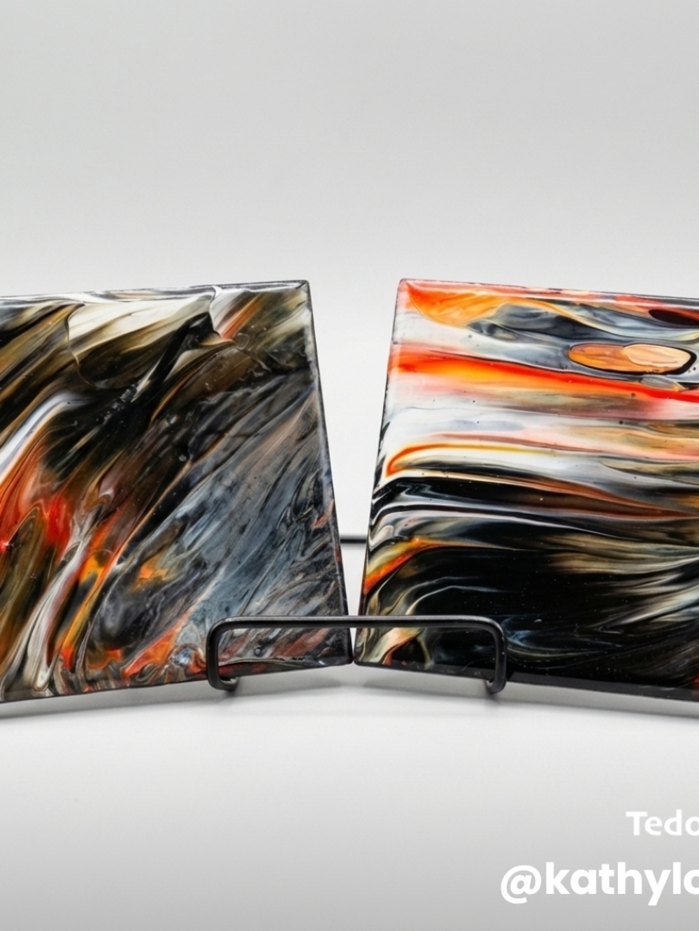 Hand Painted Ceramic Coasters/Decorative Tiles